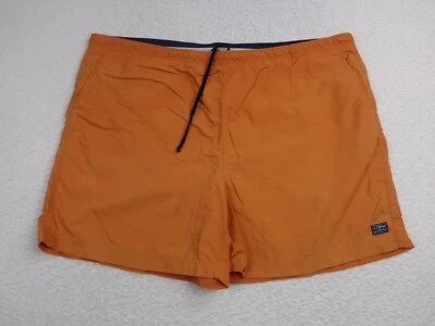 L.L. Bañador Bean para hombre talla 0XR40 forrado naranja con cordón bolsillo de poliéster Foto 1 de 4