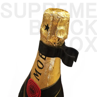 SUPREME BLACK FOX VIP Champagne Bottle Service Sparkling Candle Sparklers Clip Safety Holder Party