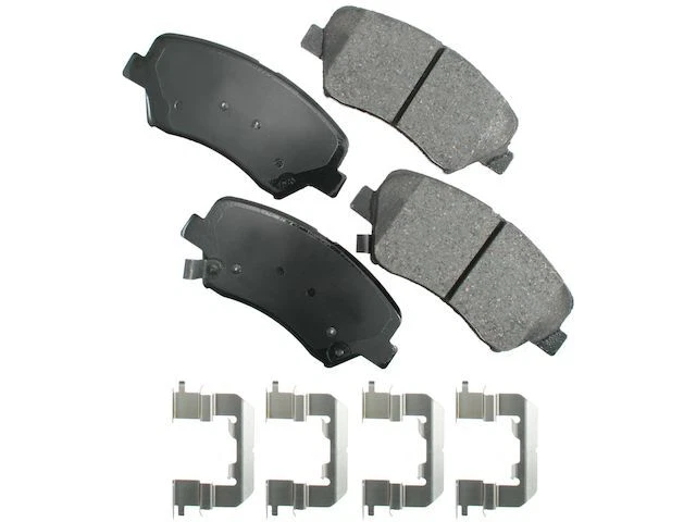 Para 2012-2017 Hyundai Azera conjunto de pastilhas de freio dianteiro Akebono 41475PCDJ 2013 2014 2015 - Imagem 1 de 2