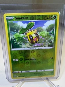 2022 POKEMON SILVER TEMPEST SUNKERN 005/195 REVERSE HOLO 🔥🔥 - Picture 1 of 2