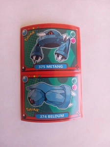 POKEMON POKEDEX Sticker EF #374-375 BELDUM / METANG Edition PERU 2022 - Picture 1 of 4