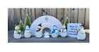 AGD Christmas Decor - Goodwill to Snowman Nativity Lighted Igloo Stable Set