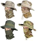 UV Protection Sunscreen Fisherman Hat with Face Cover Outdoor Fishing Cap