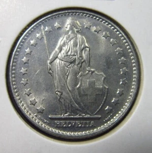 Switzerland 1 Franc 1969 B Bern Helvetica Swiss World Coin h1982 - Picture 1 of 2