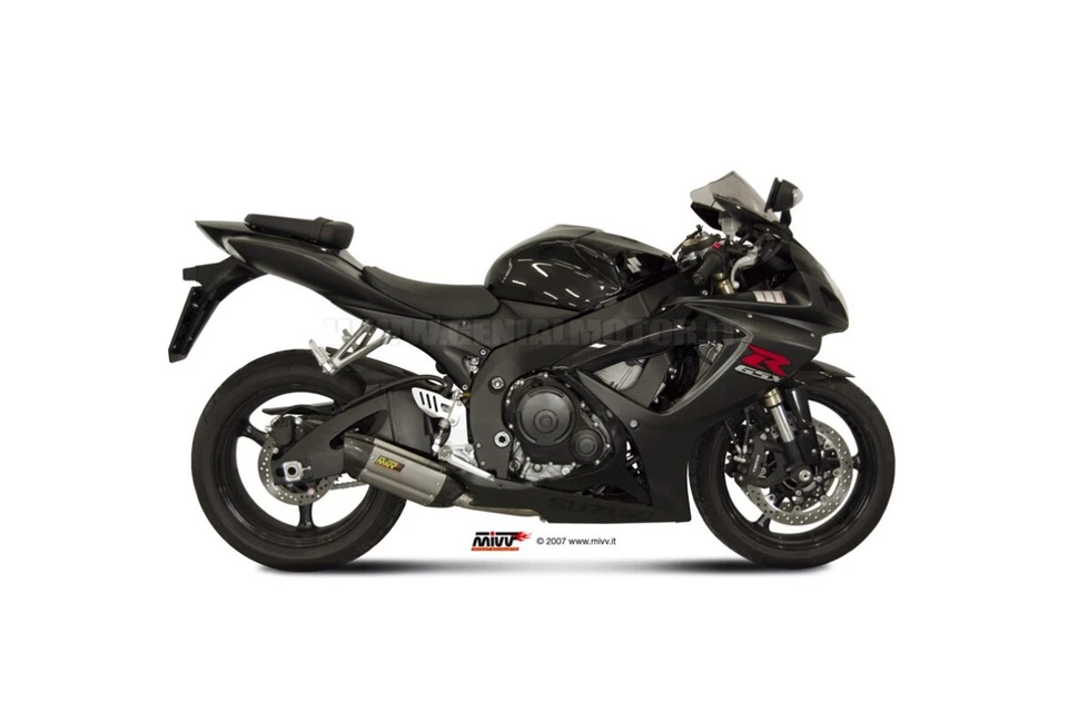 Suzuki GSXR 750 2006 2007 Scarico Mivv Suono Steel Terminale Marmitta Exhaust
