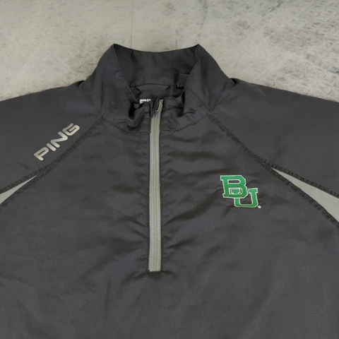 Baylor Bears Jacket Golf Ping Pullover Long Sleeve Black Men Medium Cover