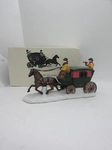 Department 56 Heritage Village CABALLO CON ENTRENADOR DOVER #6590-0 Departamento 56 - Imagen 1 de 8
