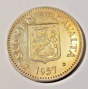 Finnland * 200 Markkaa * 1957 * Silber * Stempelglanz RAR * - Bild 1 von 2