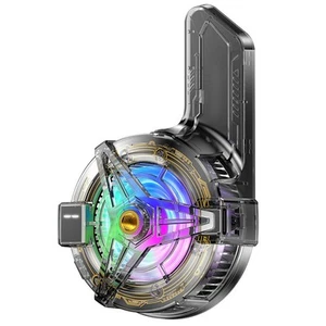Przenośna chłodnica do telefonu komórkowego z wentylatorem RGB i magnetycznym systemem mocowania - Zdjęcie 1 z 13