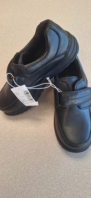 Children’s Place Boys Black Dress Shoes, , NWT, Size 1 - Image 1 of 2