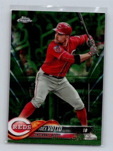 2018 Topps Chrome #123 Joey Votto Green Wave Refractor #/99 - Bild 1 von 2