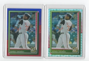 Ken Griffey Jr 2025 Donruss Rocket & Red/Blue parallel #24, 2 card lot w/sleeves - Picture 1 of 2