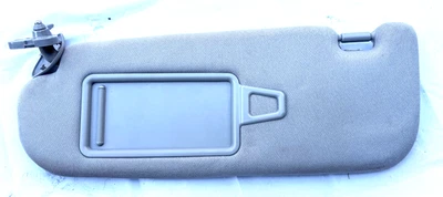 💎2011-2016 Kia Optima Left Driver Side Sun Visor Sunvisor Cloth Mirror Gray OEM - Image 1 of 3