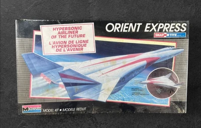 Vintage Monogram Snap-Tite Orient Express Model Kit; New In Box, Factory Sealed! - Image 1 of 4
