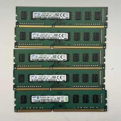 SAMSUNG M378B5173EB0-CK0 8GB (5x4GB) PC3-12800U DDR31600MHZ DESKTOP MEMORY RAM - Image 1 of 2