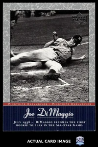 2001 Upper Deck Pinstripe Exclusives #JD6 JOE DIMAGGIO Yankees HOF EX-NM - Picture 1 of 4