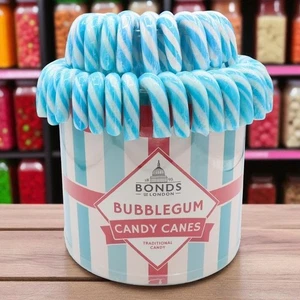 Bonds Kaugummi Zuckerstangen Tube 60 x 20g gestreift traditionell blau Süßigkeiten - Bild 1 von 9
