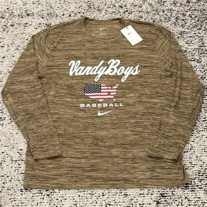 Nike Dri-Fit Vanderbilt Commodores Vandy Niños Equipo Emitido LS Camiseta Camiseta Hombres XL - Imagen 1 de 8