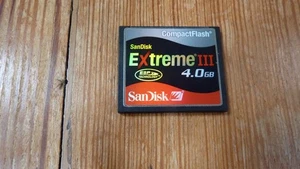 SanDisk 4GB extreme lll Compact Flash Card CF Speicherkarte - Bild 1 von 1