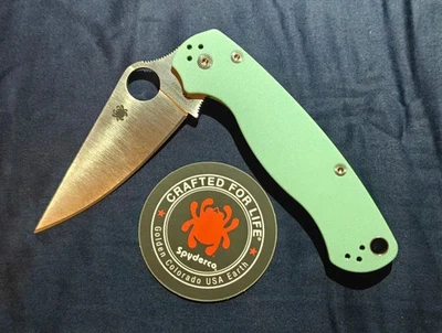 Spyderco Paramilitary 2 CPM-S90V Blade Teal G10 PM2 (C81GPTL2) Foto 1 de 4