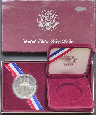 1984-S $1 PF XXIII OLYMPIAD LOS ANGELES U.S. MINT - Image 1 of 3