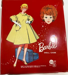 Barbie 1958 Puppe & Koffer Mattel Vintage Fashion Queen Barbie mit Perücken & Zubehör - Bild 1 von 14