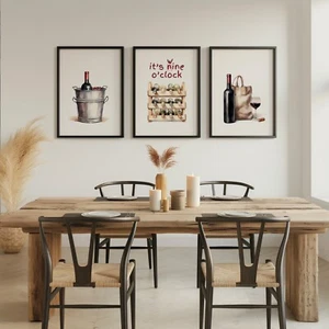 Poster Prints Wine Lover's Gallery Set d46 - Picture 1 of 14