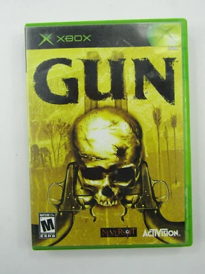 GUN XBOX Video Game Neversoft Activision Shooter CIB Complete 2005 - Image 1 of 4