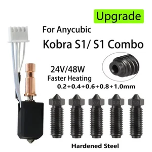 Hot End Kit for Anycubic Kobra S1/S1 Combo Nozzle 3D Printer Upgrade Parts - Bild 1 von 32