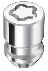 McGard Muttern- Felgenschloss M12 x 1,5 x35mm Kegelbund SW19/21 Chrom - Picture 1 of 3