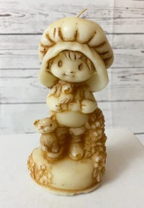 Vintage Hallmark Mädchen Figur Kerze Japan 70er Jahre 6” Original unbenutzt - Bild 1 von 5