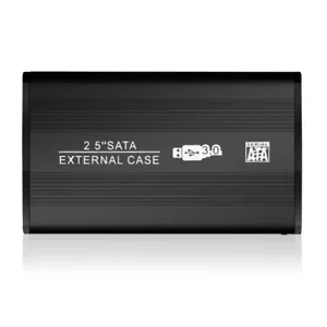 Festplatten Gehäuse Extern USB 3.0 High Speed SATA HDD Schwarz 2,5 zoll Case