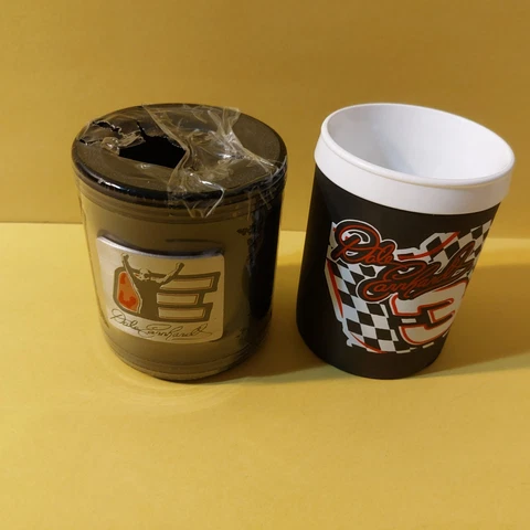 VINTAGE DALE EARNHARDT BEER KOOZIE CAN COOLER HUGGER NASCAR FOAM PLASTIC NEW LOT Cover