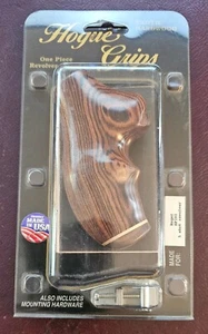 HOGUE Grip Ruger SP100 Revolver Kingwood with finger groves and cap #81640 - Picture 1 of 2