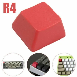 2x 18x18mm PBT Rouge Blank Keycap ESC R4 Keycaps pour Clavier Mécanique Cherry MX - Photo 1/9