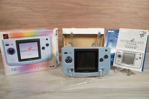 NeoGeo Pocket Color - Blue - NTSC / USA VERSION! CIB COMPLETE CLEAN! - Picture 1 of 17