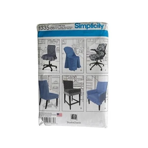 Simplicity Pattern Chair Covers 1335 Uncut - Picture 1 of 2