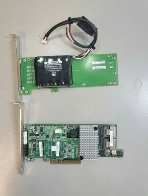 LSI SAS92718I MegaRAID SAS RAID Controller PCI-E 3.0 & Mounting Bracket & Batter - Image 1 of 3