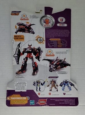 Transformers Cybertron Sideways ORIGINAL Card Only - Image 1 of 2