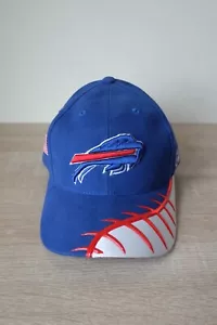 VINTAGE Buffalo Bills Reebok Pro Line Hat Shockwave Splash 90s Y2K NFL Football - Picture 1 of 7