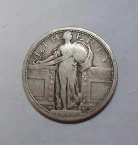 1917 P -Standing Liberty Liberty Quarter Type 1 -F -Type set coin- Fine - Picture 1 of 2