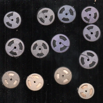 lot 13 bobine de fil de lin anciennes neuves noir couture textile ancien 4 blanc - Photo 1/2