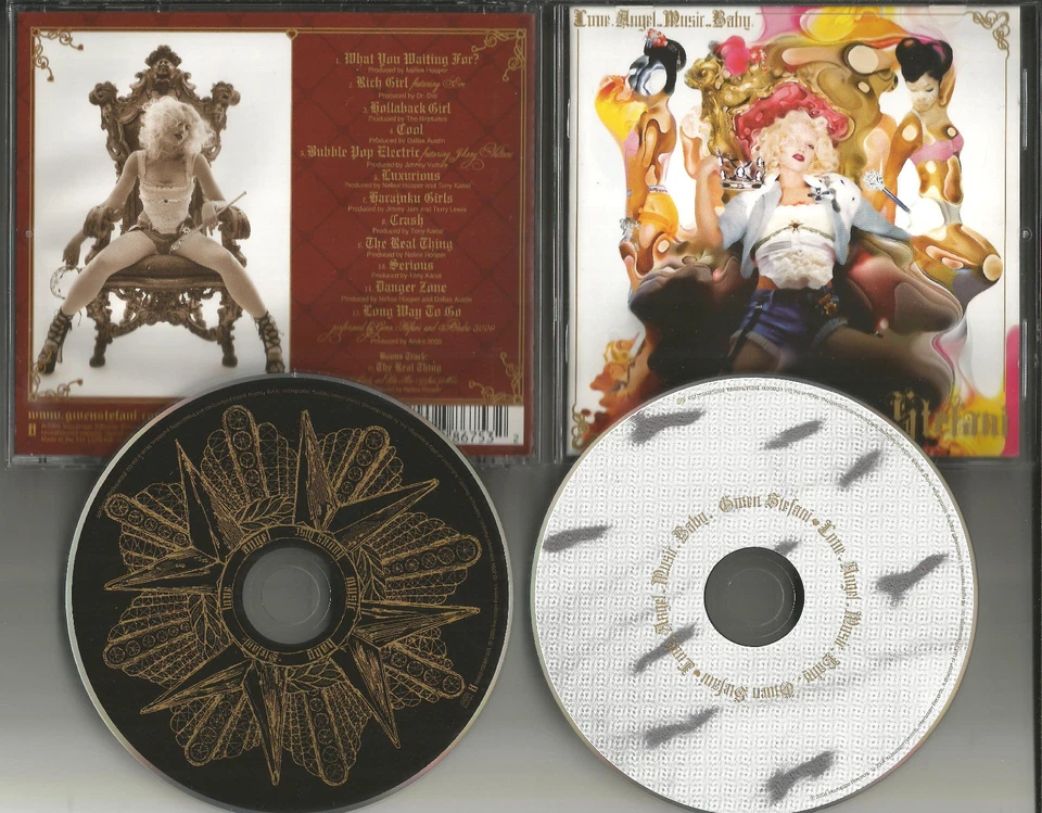 No Doubt GWEN STEFANI Love 2 CD BONUS 7TRX LIVE & MIXES Diplo PHOTEK Angel baby - Imagem 1 de 1