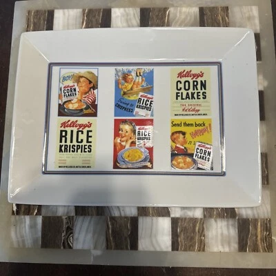 Kellogg's Cereal Tray Corn Flakes Porcelain Cereal 2005 - Image 1 of 4