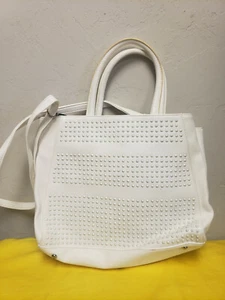 Big Buddha White Studded Handbag , Purse ,  Shoulder Bag - Picture 1 of 10