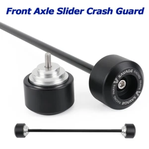 Front Wheel Fork Axle Slider Crash Guard For SUZUKI GSX-R 600 750 1000 SV1000 /S - Picture 1 of 9