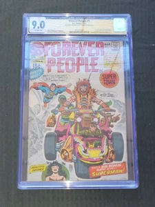 Forever People #1 - DC Comics, 1971 - CGC 9.0 Off-White Pg. - Jack Kirby Signed - Afbeelding 1 van 8