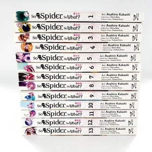 So I'm A Spider, ¿y qué? Lote Manga Vol 1-13 Set Okina Baba Libro de bolsillo inglés - Imagen 1 de 5