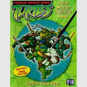 Teenage Mutant Ninja Turtles take over paint master activity Coloring Book NEW - Picture 1 of 3