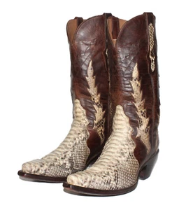GORGEOUS Black Jack Python Triad Jackie Design Ladies Cowboy Boot 603 Sz 9B - Picture 1 of 10